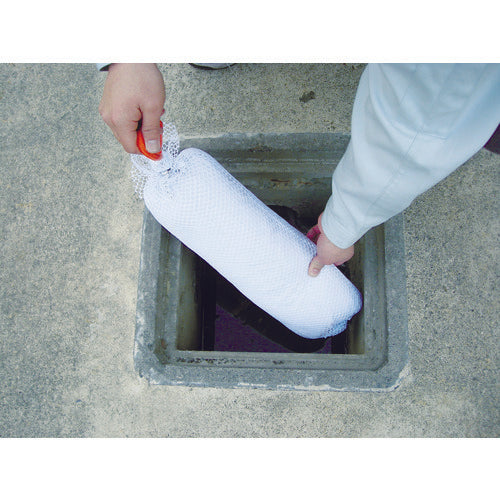 JOHNAN Absorbent (Pillow Type) Oil Absorbent Abrator Tube (Pack of 6) Oil Absorption Capacity 7L MFT40 1 Box