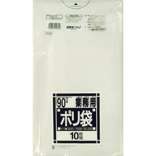 Sanipack N-93N 시리즈 90L 투명 10장 N-93-CL 1봉