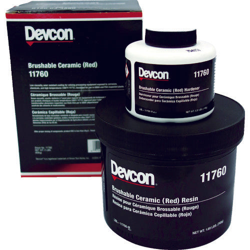 DEVCON 내식·내마모 보수제 블러셔블 세라믹 레드 2lb DV11760 1 S