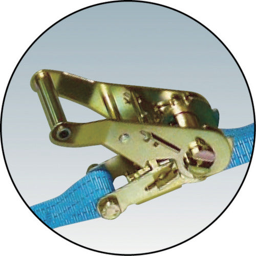 TESAC Lashing Belt (Belt Tie Down) Ratchet Buckle Eye Type R50E010-050A 1 Unit