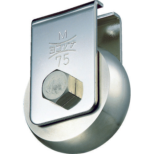 Yokozuna Bearing-equipped stainless steel caster door roller, 35 teeth R CBS-0358 1 piece