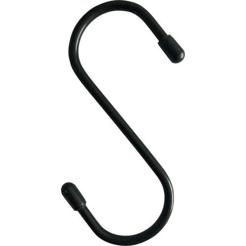 TRUSCO bulk purchase steel S hook 75mm black 10 pieces TTSH75BK10P 1 set