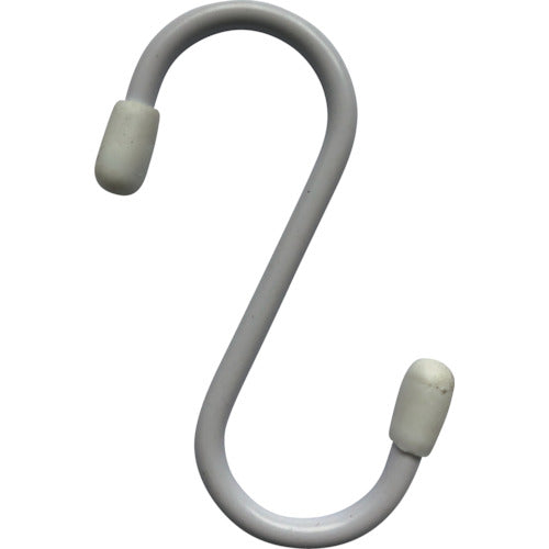 TRUSCO bulk purchase steel S hook 75mm white 10 pieces TTSH7510P 1 set