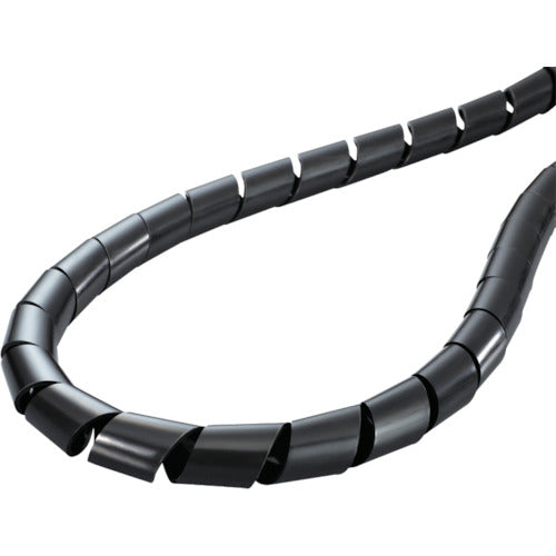 TYTON Spiral Tube (Polyethylene Weather Resistant Grade) Black Length 25m TS-20-W 1 Roll