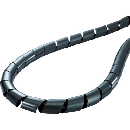 TYTON Spiral Tube (Polyethylene Weather Resistant Grade) Black Length 100m TS-4-W 1 Roll