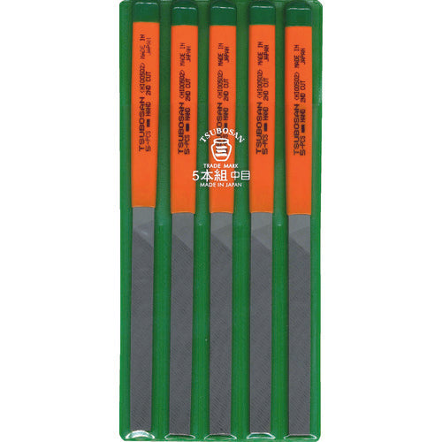 TUBOSAN File Set of 5, Flat, Medium Grit, HI005-02 1 S