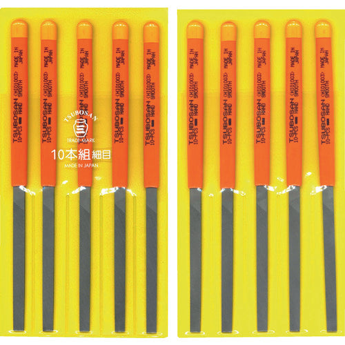TUBOSAN File Set, 10-piece set, flat, fine, HI010-03 1 S