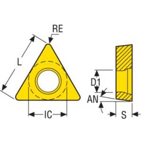 セコ　旋削　ＩＳＯポジインサート　ＴＣＭＴ１６Ｔ３　　ＴＰ２５０１　TCMT16T304-MF2　10 個