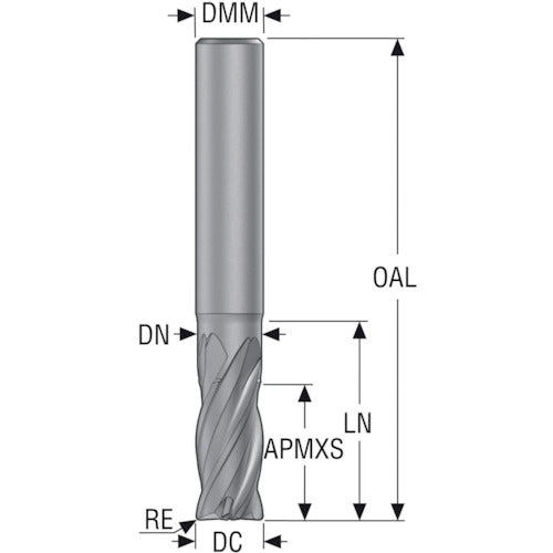 SECO JABRO JSE510 Series End Mill JSE514100E2R100.0Z4 SIRA 1 piece