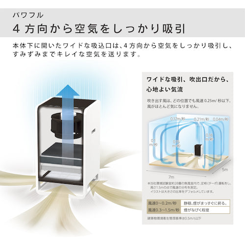 Dainichi Hybrid Air Purifier CL-HB922-White Brown 0C06390 CL-HB922-WT 1 unit