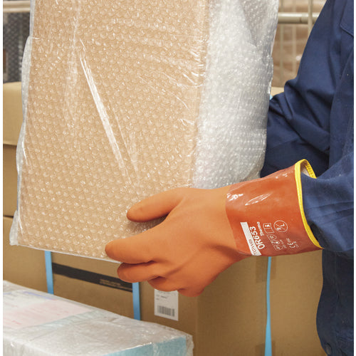 ビニスター　防寒手袋　ソフトビニスター防寒インナー付　Ｌ　OR653-L　1 双