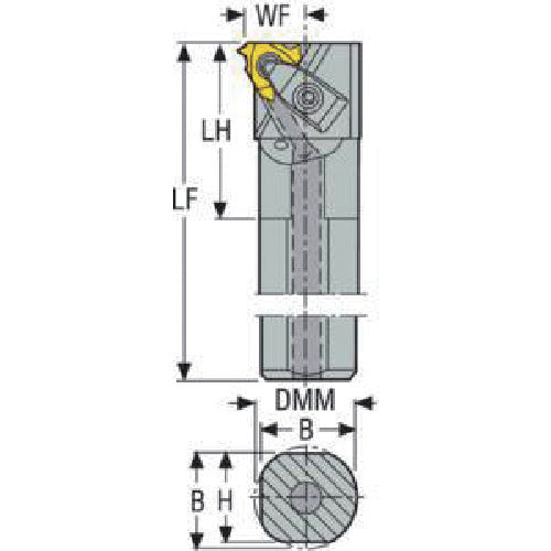 セコ　旋削　ねじ切り用ホルダー　ＣＮＲ（ＡＨＤ）　CNR0050U16AHD　1 個
