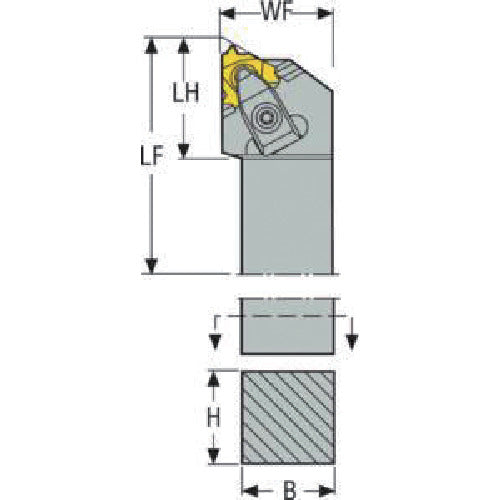 SECO Turning Thread Cutting Holder (CEL) CEL2525M22QHD 1 pc