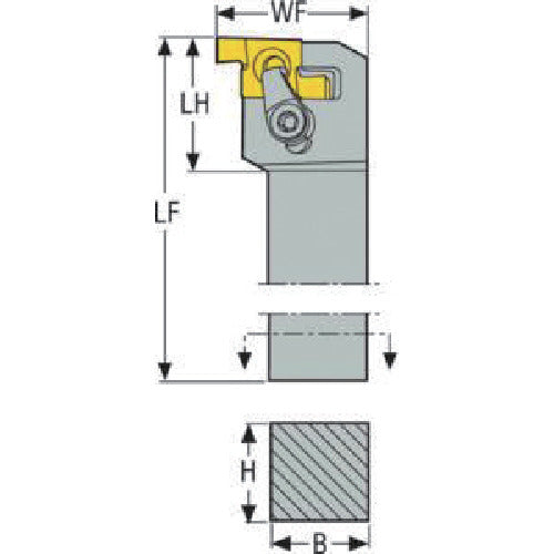 SECO Turning Thread Cutting Holder CEAR2525M10D 1 pc