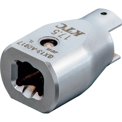 ＫＴＣ　トルクレンチ用交換ヘッドアダプタ　全長４６ｍｍ　GX13-A0917　1 個