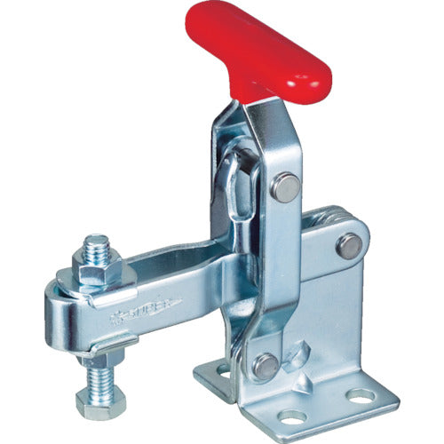 Super Downward Presser Toggle Clamp (Vertical Handle Type) Total Length: 115mm Clamping Force: 2kN Flange Base TDP42F 1 pc