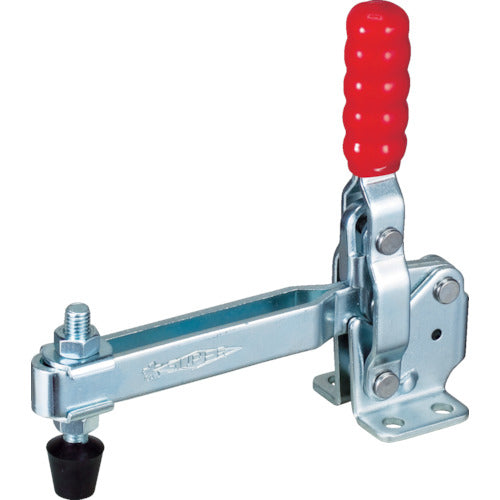 Super Downward Presser Toggle Clamp (Vertical Handle Type) Total Length: 143mm Clamping Force: 2.27kN Flange Base TDV450FL 1 pc
