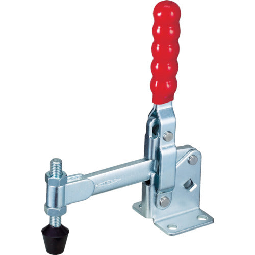 Super Downward Presser Toggle Clamp (Vertical Handle Type) Total Length: 205mm Clamping Force: 3.4kN Flange Base TDV550F 1 pc