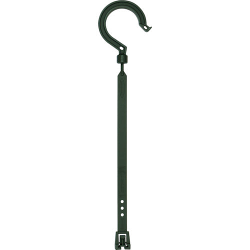 NICHIDO Multipurpose Hook 300mm with Single Pipe Hook [Olive Green] BH-300LH-OG 1 piece