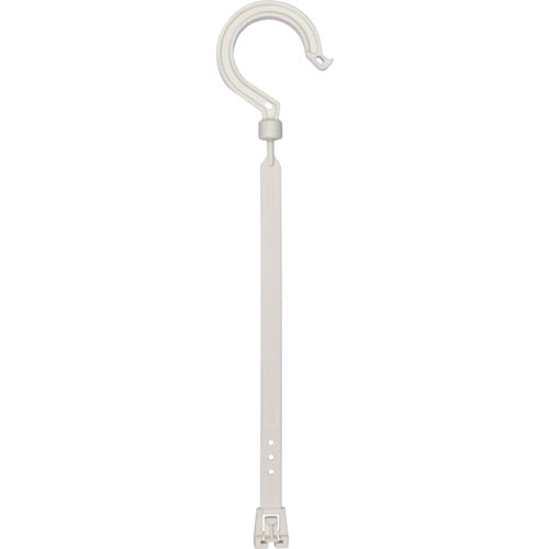 NICHIDO Multi-purpose Hook 300mm with Single Pipe Hook [White] BH-300LH-WH 1 piece
