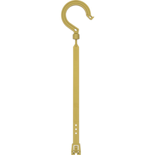 NICHIDO Multipurpose Hook 300mm with Single Pipe Hook [Sand] BH-300LH-SN 1 piece