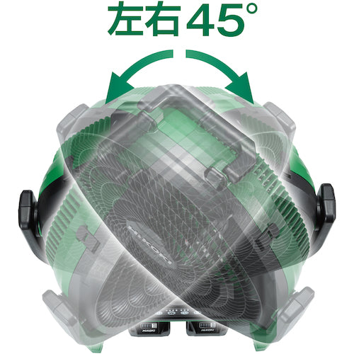 ＨｉＫＯＫＩ　コードレスファン　ＵＦ１８ＤＡ−ＮＮ　UF18DA-NN　1 台