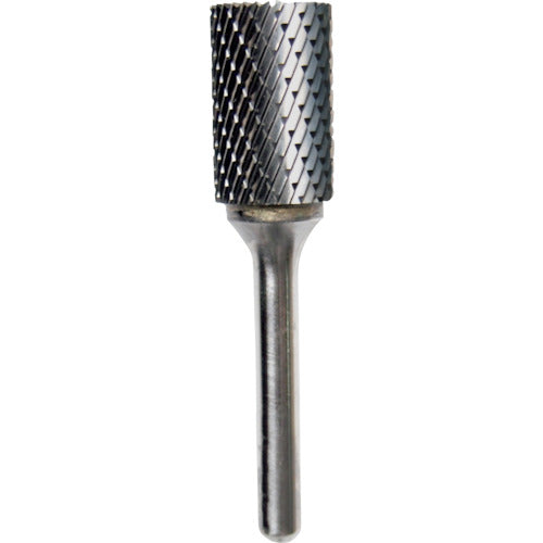 NRS Carbide Bur, Cylindrical Blade D-Cut, Blade Diameter 16 x Blade Length 25 x Shaft Diameter 6 x Shaft Length 45, Brazed, TCBT1802D-6, 1 pc