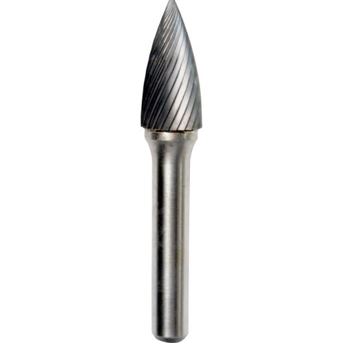 ＮＲＳ　超硬バー　トンガリｓカット　刃径１２×刃長２５×軸径８×軸長４５　ロー付　TCBT6800-8　1 本