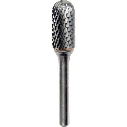 ＮＲＳ　超硬バー　砲弾ｄ−ｍａｘカット　刃径１２×刃長２５×軸径６×軸長４５　ロー付　TCBTDX370-1　1 本