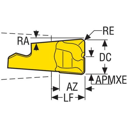 セコ　フライス　ミニマスターヘッド　Ｆ３０Ｍ　MM16-16011-R10-PL-MD07　2 個