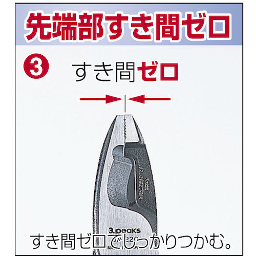 スリーピークス　電工Ｆペンチ　２２０ｍｍ　DF-220　1 丁