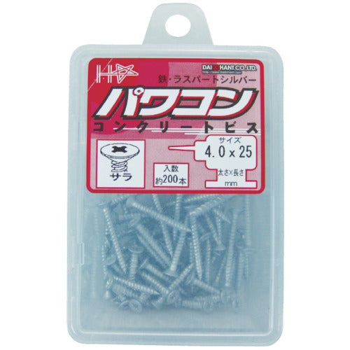 ＤＡＩＤОＨＡＮＴ　パワコン　鉄ラスパート　皿　５ｘ７０　（１Ｐｋ（箱）＝４０本入）　00048308　1 PK