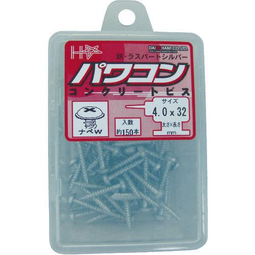 DAIDOHANT Power Conditioner Iron Raspout Pan W 4x25 (1Pk (box) = 180 pieces) 00048315 1 PK