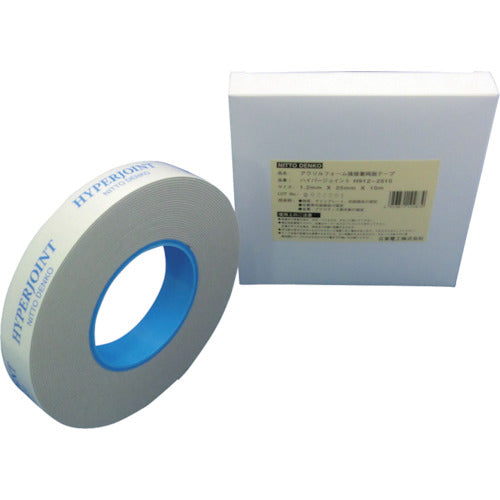 Nitto Acrylic Foam Strong Adhesive Double-Sided Tape Hyper Joint H9012 1.2mm x 19mm x 10m Gray H912-1910 1 Roll