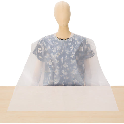 Singer Disposable Meal Apron (50 pieces) White LPE0252NSWB 1 box