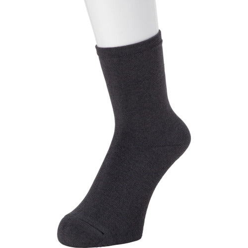 오카모토 신사 코코피타 따뜻한 실감 무지 18cm 길이 25-27CM 차콜 376-805 -26-80 1 발