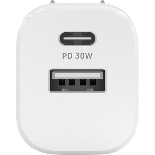 Ｏｗｌｔｅｃｈ　コンパクトなのに驚きのハイパワー　ＰｏｗｅｒＤｅｌｉｖｅｒｙ３０Ｗ対応　小型ＡＣ充電器　OWL-APD30A1C1-WH　1 個