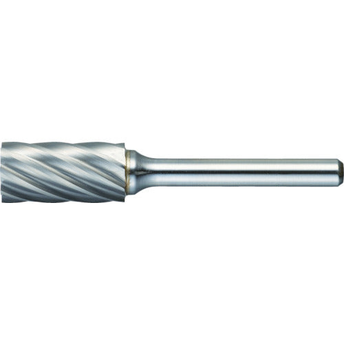 TRUSCO Carbide Bur, Cylindrical, Φ19 x Blade Length 25 x Shaft 6, Aluminum Cut, TA1C190, 1 Piece