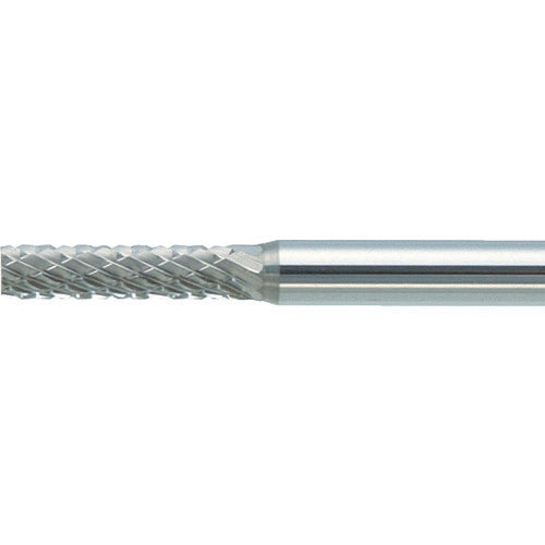 TRUSCO Carbide Bur Cylindrical Φ2.5 x Blade Length 11 x Shaft 3 Long Double Cut TB1A024L75 1 Piece