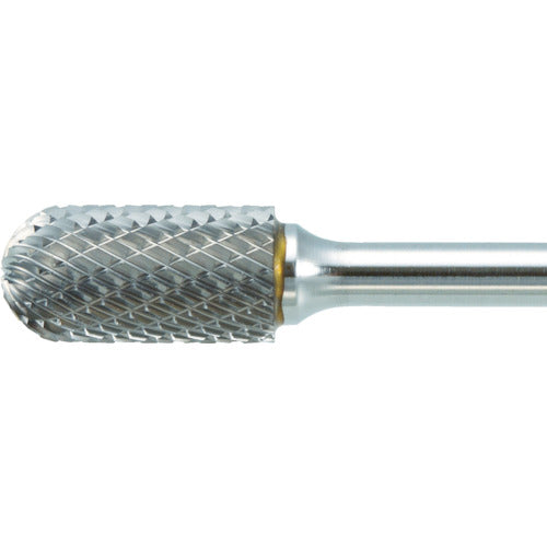 TRUSCO Carbide Bur, Rounded Cylindrical Type, Φ12.7 x Blade Length 25 x Shaft 6, Long, Single, TB2C127SL150, 1 Piece