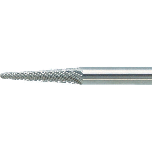TRUSCO Carbide Burr Tapered Φ3 x Blade Length 12.7 x Shaft 3 Long Double TB7A030L75 1 Piece