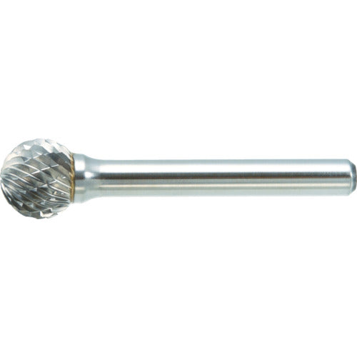 TRUSCO Carbide Bur, Spherical, Φ16 x Blade Length 14 x Shaft 6, Single Cut, TB8C160S, 1 Piece