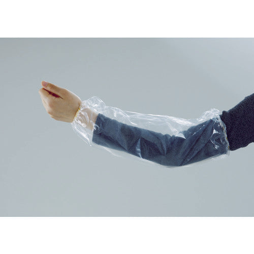 ＴＲＵＳＣＯ　ポリエチレン使い捨て腕カバー２５双入　フリーサイズ　クリア　TACPE-TM　1 袋