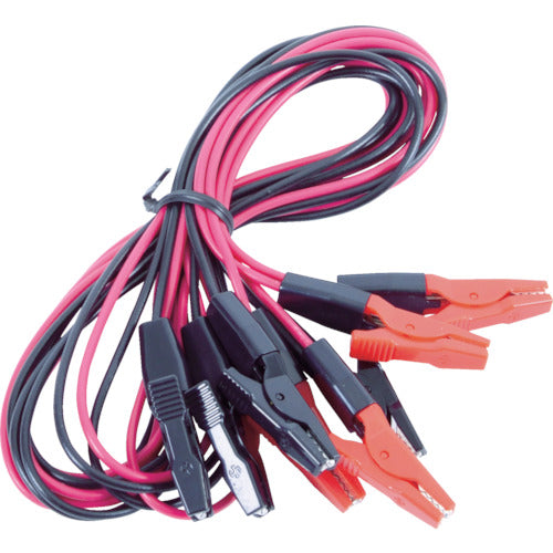 Teishin Test Lead S 100cm Molded Clip S on both ends 0.3sq 4 pieces TLA-23 1 bag