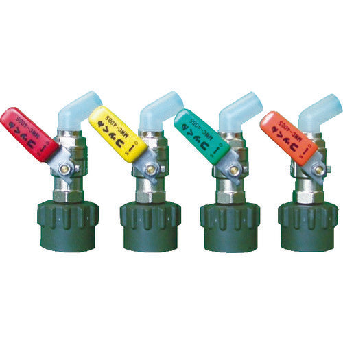 ミヤサカ　ワンタッチ給油栓　コッくん　Ｂタイプ　バイトン仕様　レバー仕様　口金Φ４０ｍｍ　レッド　MWC-40BSR-VITON　1 個