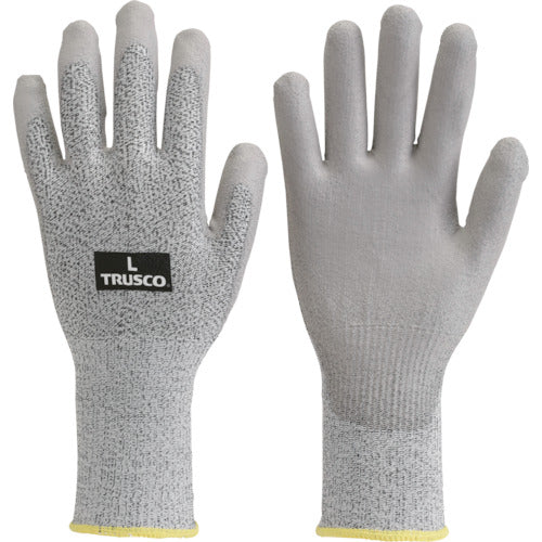 TRUSCO cut-resistant long gloves PU #3 M TCRG-3PUL-M 1 pair