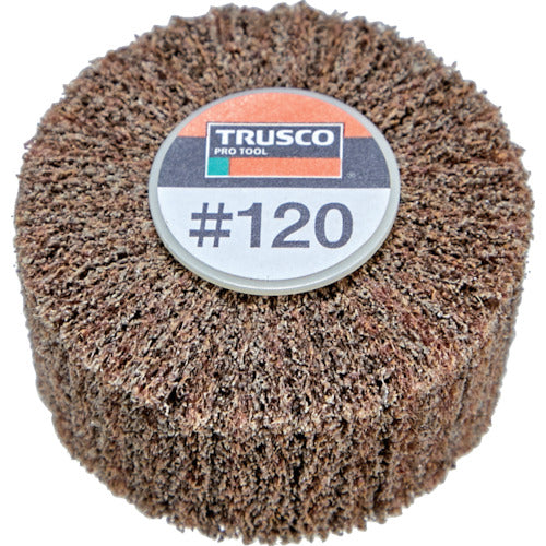 ＴＲＵＳＣＯ　スピンねじ式ナイロンホイール外径５０×厚２５　１２０＃　（５個入）　UFNS525-120　1 箱