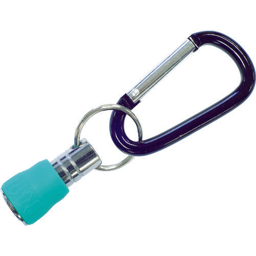 TRUSCO Bit Holder with Carabiner Green TBHK-GN 1 pc