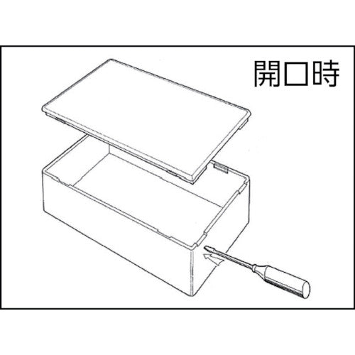 テイシン　プラスチックケース　ブラック　３０Ｘ５０Ｘ２０　TB-50-B　1 個