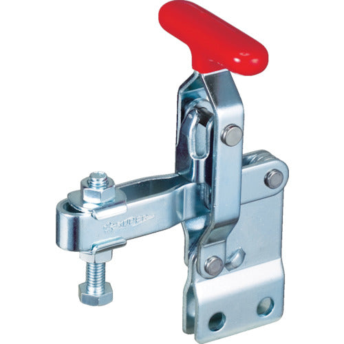 Super Downward Presser Toggle Clamp (Vertical Handle Type) Total Length: 115mm Clamping Force: 2kN Straight Base TDP42S 1 pc